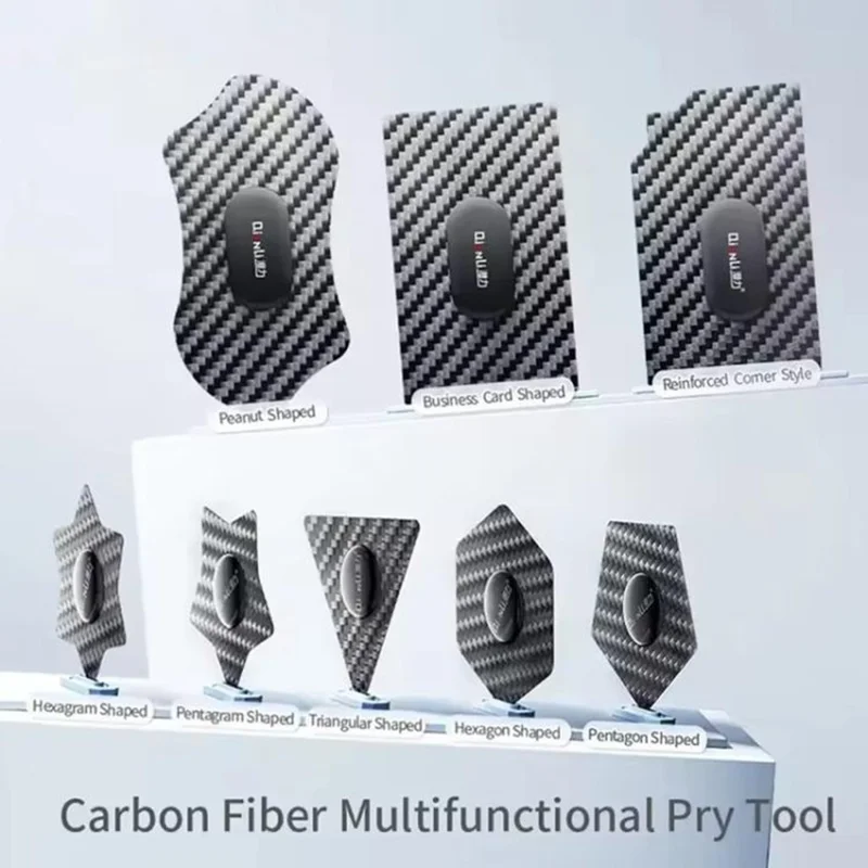QIANLI High Flexibility Carbon Fiber Pry Tool Multifunctional Spudger for Phone Repair Disassembly - Triangle