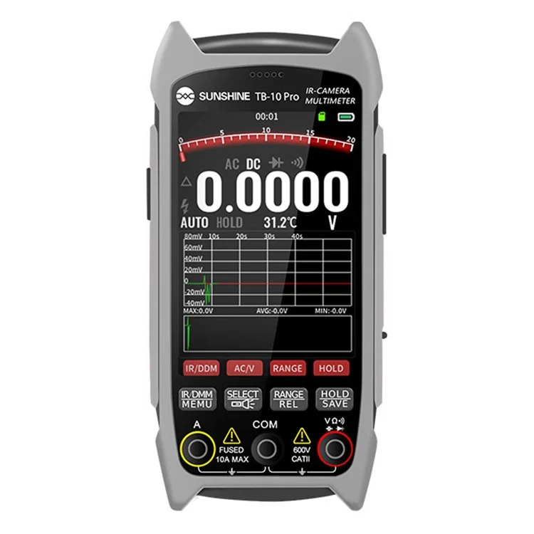 SUNSHINE TB-10 Pro Multimètre Imageur Thermique Portable avec Imagerie Infrarouge pour Réparation de Téléphone / Test de PCB