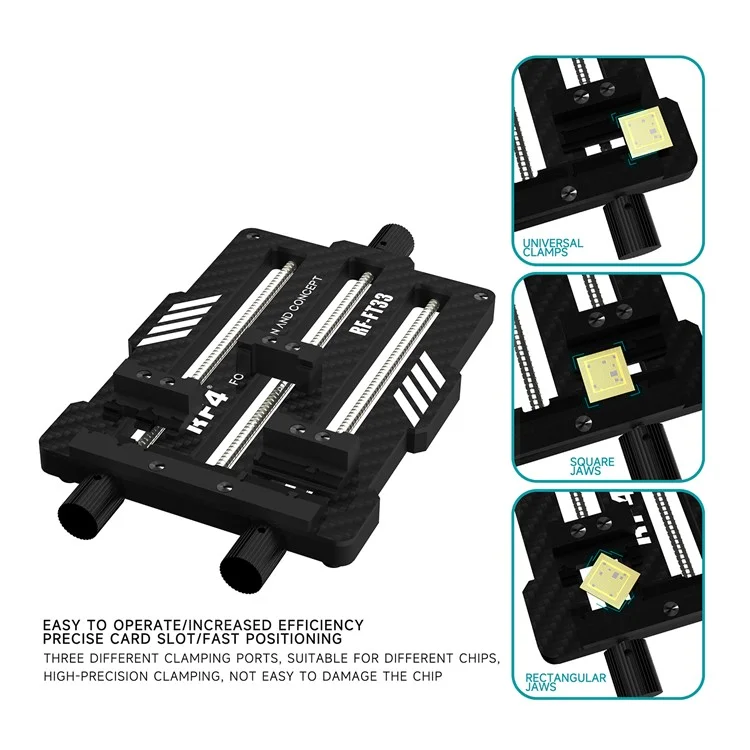 RF4 RF-FT33 PCB Repair Fixture Precision Clamp Multi-Angle Adjustable For Motherboard Maintenance
