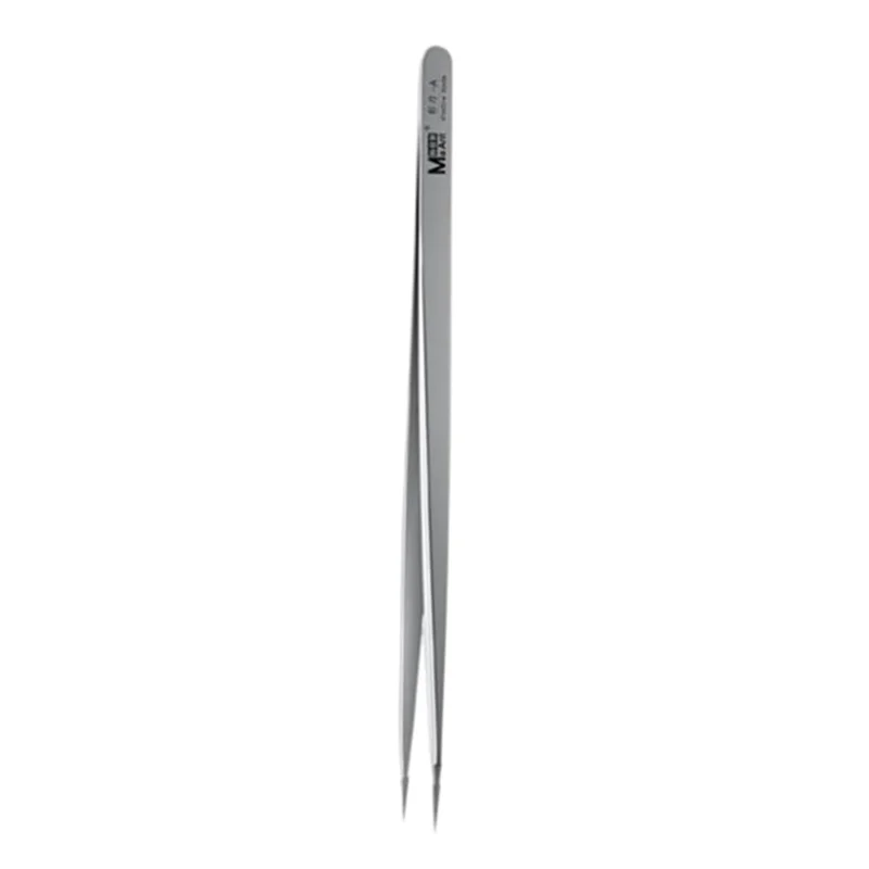 MAANT Handcrafted Tweezers Non-Magnetic Stainless Steel Tweezers Precision Polished for Repair Work - A