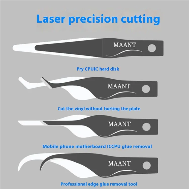MAANT MY-102 4 In 1 Mobile Phone Motherboard Repair Tool Adhesive Scraper Remover for IC CPU Maintenance