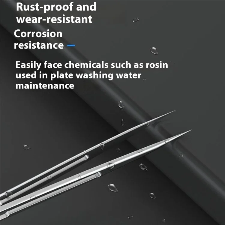 MAANT SS-A1 Stainless Steel Tweezers Non-Magnetic High Precision Jump Wire Clip for Phone Repair
