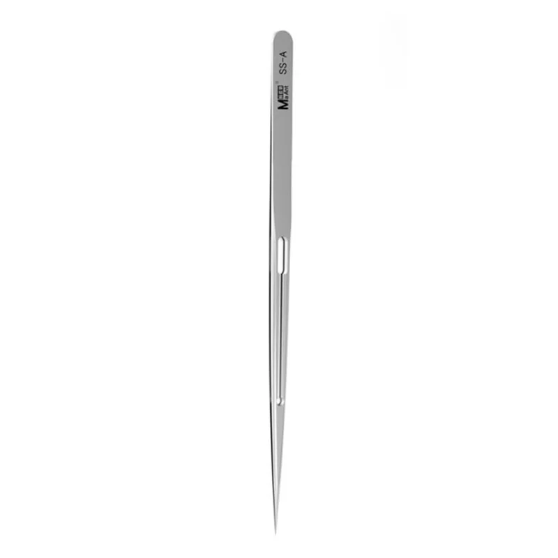 MAANT SS-A Stainless Steel Tweezers Non-Magnetic Precision Tip for Electronics Repair