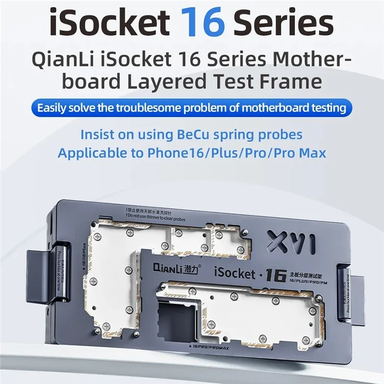 For iPhone 16 / 16 Pro / 16 Plus / 16 Pro Max Motherboard Layered Test Frame Logic Board Function Testing