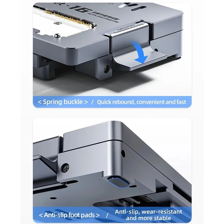 For iPhone 16 / 16 Pro / 16 Plus / 16 Pro Max Motherboard Layered Test Frame Logic Board Function Testing