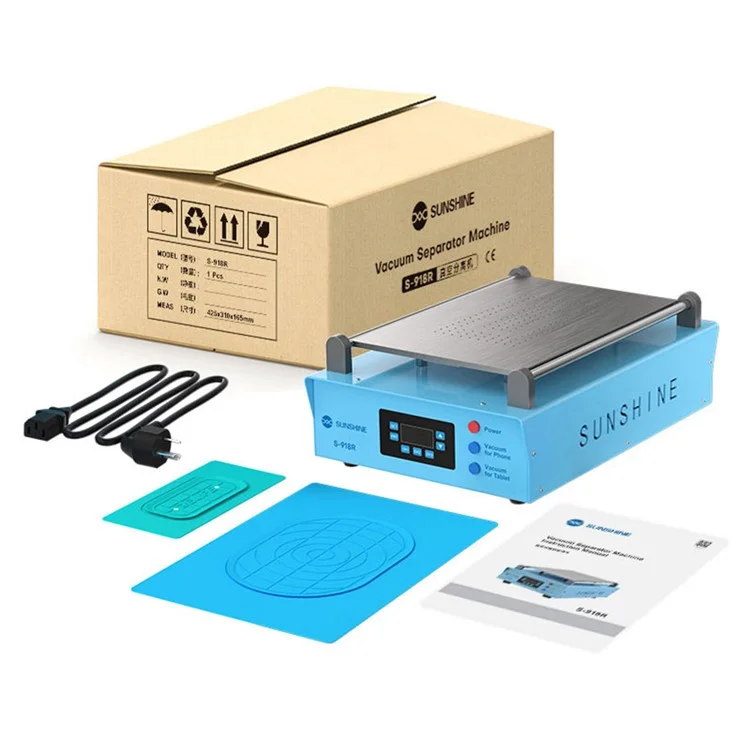 Machine SUNSHINE S-918R pour séparation d'écran LCD de téléphone - Appareil de réparation pour retirer et changer le verre LCD - Prise EU