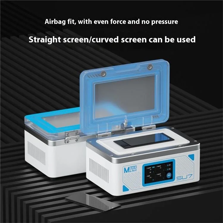 MAANT SU7 Mobile Phone Repair Tool Curved Screen Pressure Bonding Bubble Removal Machine - UK Plug