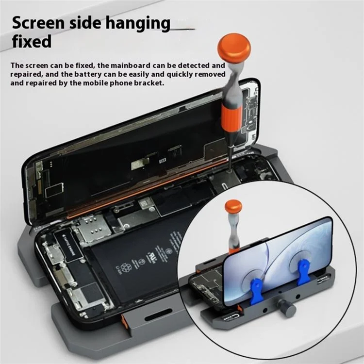 Kit de Fixação para Reparo de Celular MAANT H4 - Suporte de Tela com Vedação Hermética para Manutenção de Dispositivos Móveis