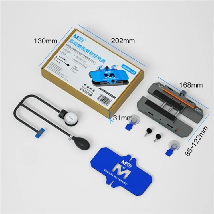 Kit de Fixação para Reparo de Celular MAANT H4 - Suporte de Tela com Vedação Hermética para Manutenção de Dispositivos Móveis