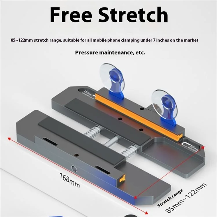 Suporte de Fixação MAANT H4 para Reparo de Celular - Ferramenta de Montagem Lateral para Manutenção de Smartphone / Remoção de Bateria / Desmontagem