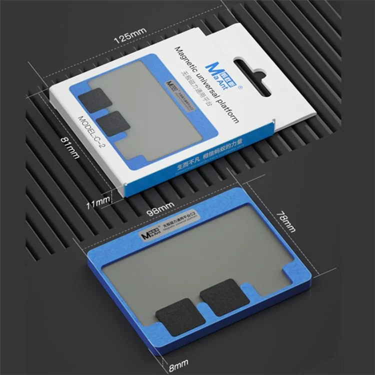 MAANT C2 Plataforma Universal de Soldadura de Estaño para Reparación de Placa Base de CPU con Base Magnética para Mantenimiento de Teléfonos