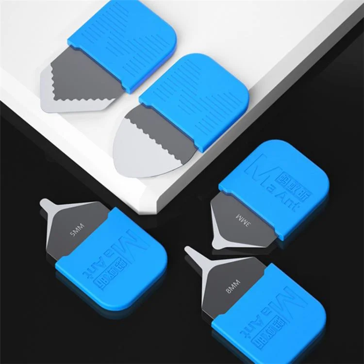 MAANT M074 5Pcs / Set Mobile Phone Repair Tool Kit Curved Screen Disassembly Blades for Smartphone Maintenance