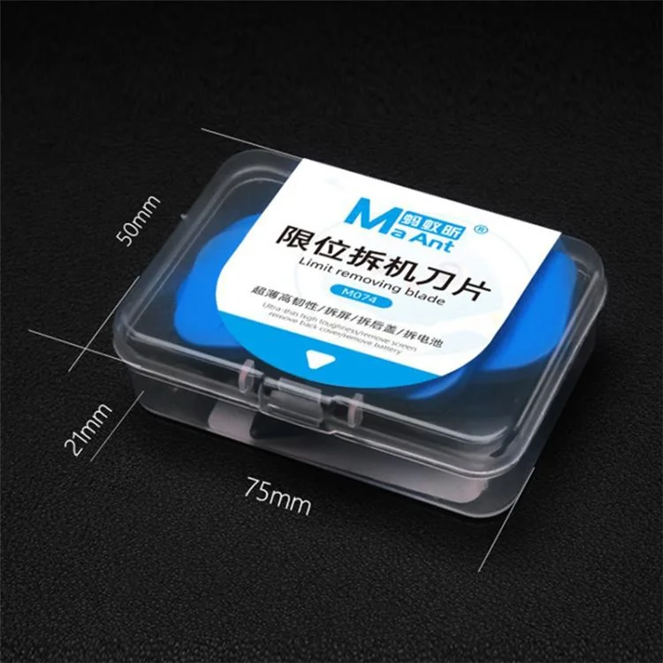 MAANT M074 5Pcs / Set Mobile Phone Repair Tool Kit Curved Screen Disassembly Blades for Smartphone Maintenance