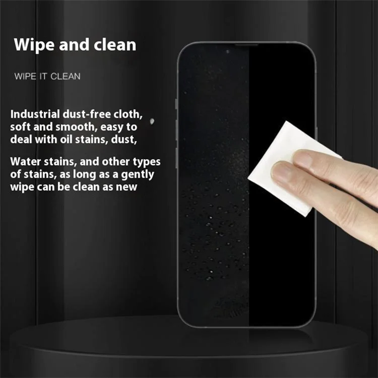 MAANT 50Pcs / Pack Microfiber Dust-Free Cleaning Cloths Ultra Fine Fiber for Electronic Devices