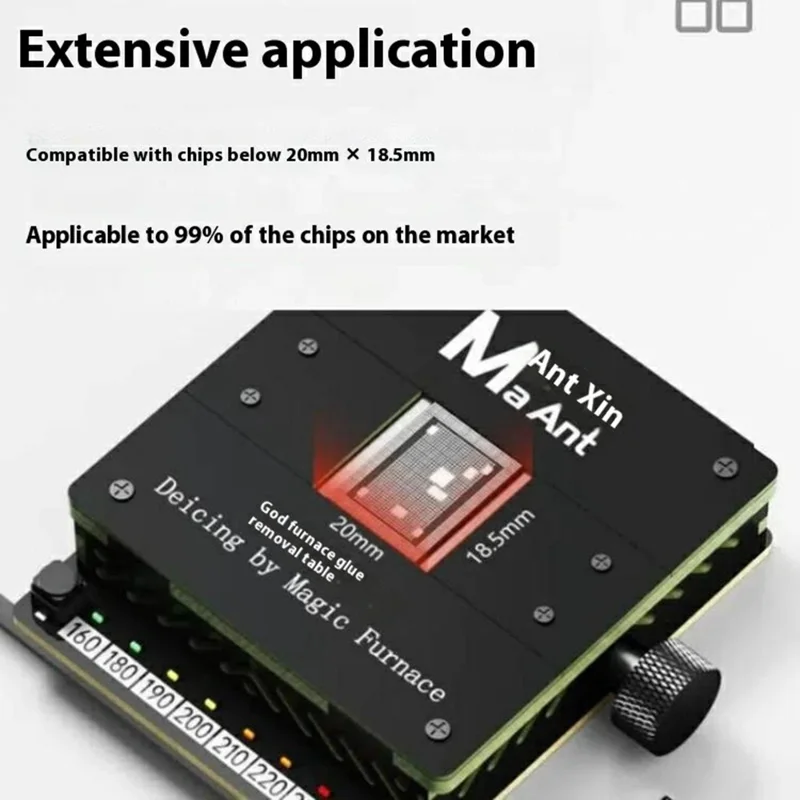 MAANT SL-2 Plateforme de Dessoudage avec Régulation de Température pour Puce CPU de Téléphone Mobile et Retrait de Colle
