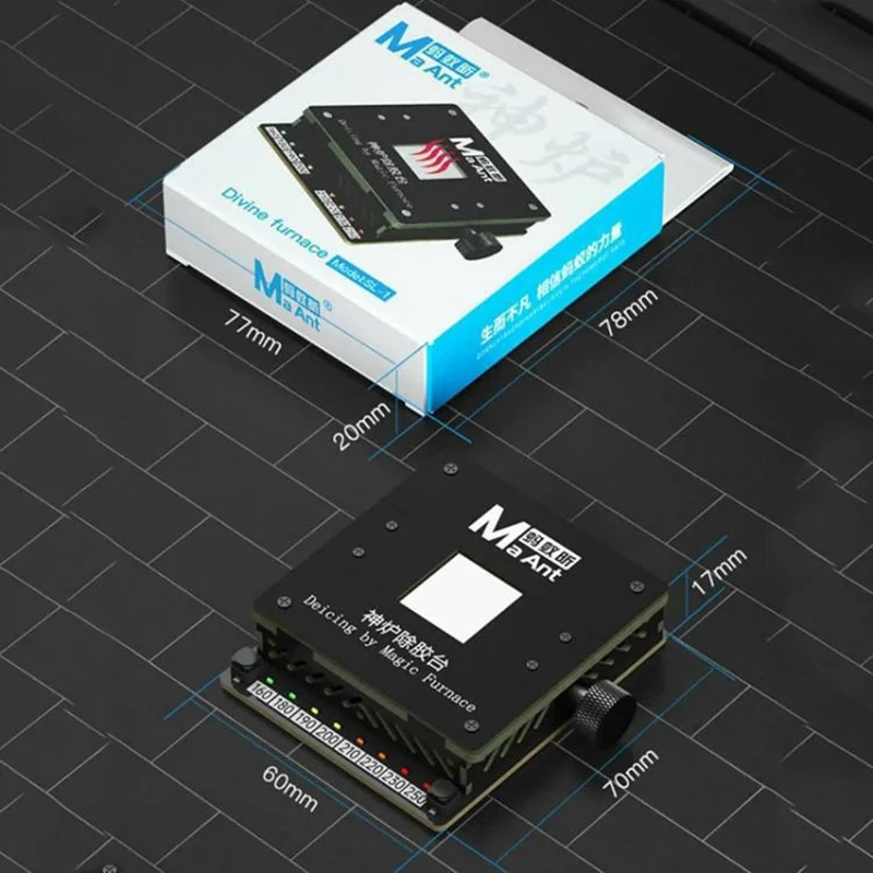 MAANT SL-2 Plateforme de Dessoudage avec Régulation de Température pour Puce CPU de Téléphone Mobile et Retrait de Colle