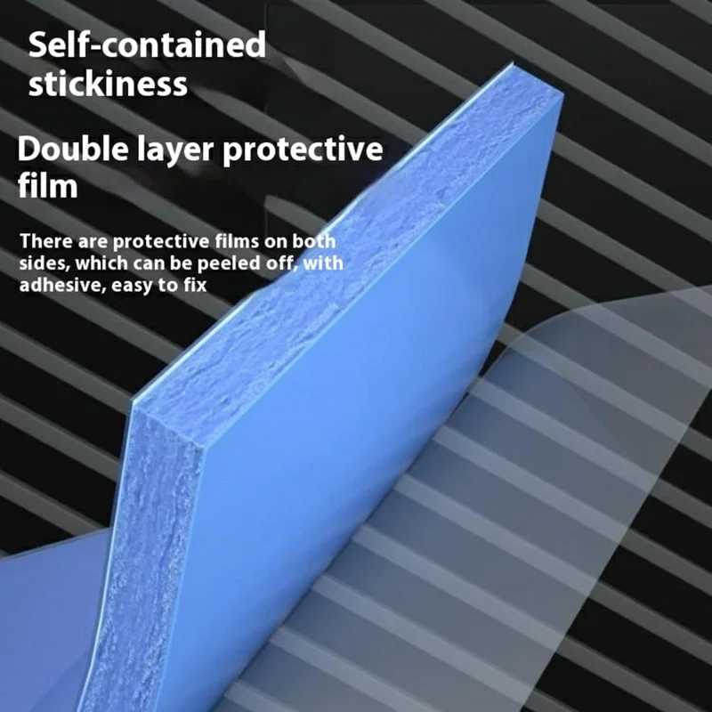 MAANT DR-03 100 Pcs Insulation Thermal Silicone Pad Heat Dissipation Pad For PC Motherboard  /  Electronic Devices - Blue