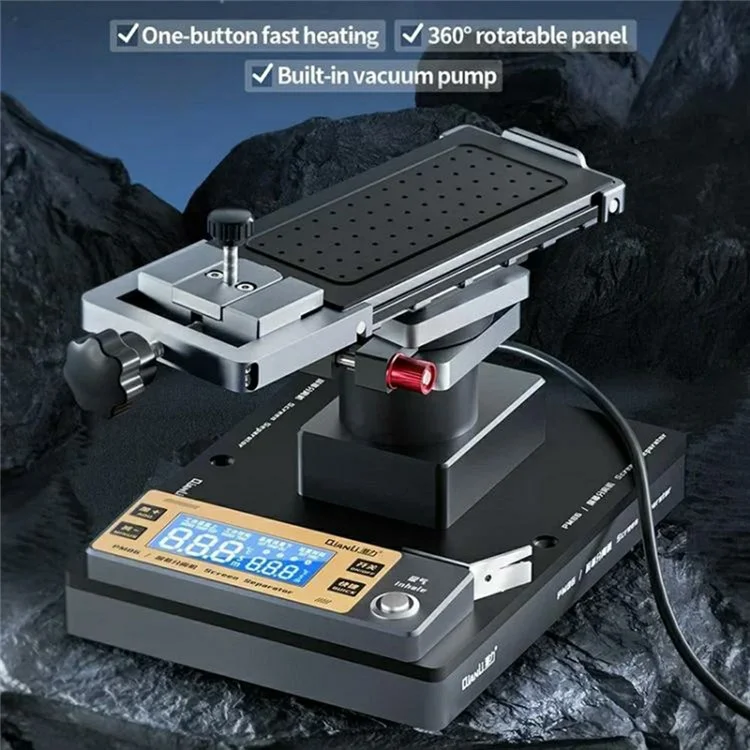 QIANLI PM86 Machine de séparation d'écran universelle à rotation à 360 degrés pour écrans incurvés, plats et pliables - Prise UE