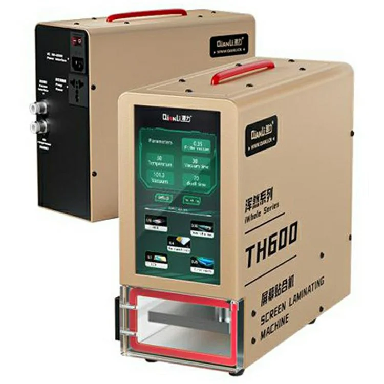 QIANLI TH600 Phone Screen Laminating Machine Built In Air Pump Universal Bonding for Curved / Flat LCD Displays - EU Plug