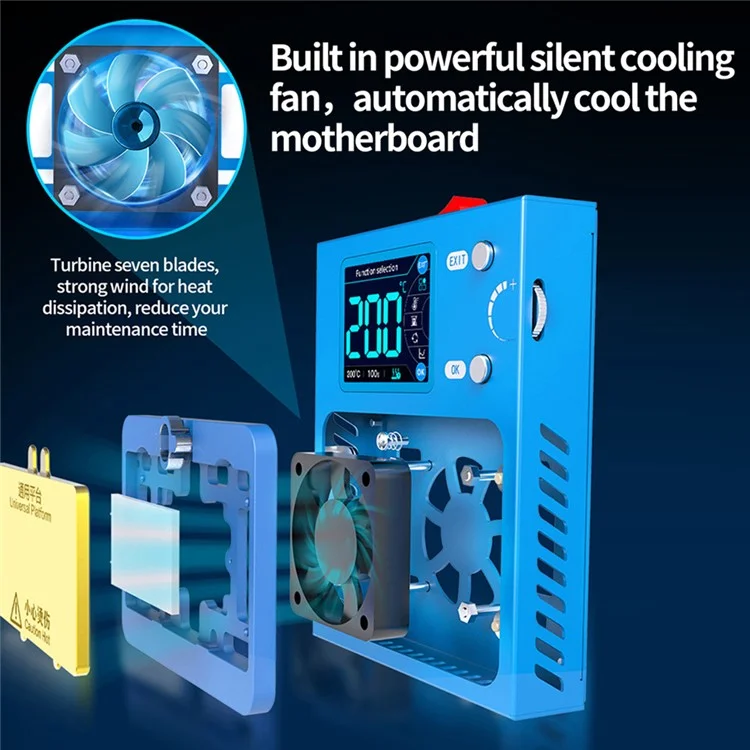AIXUN iHeater Pro Desoldering Station for iPhone X - 12 Series Android Chip Motherboard Layered Repair