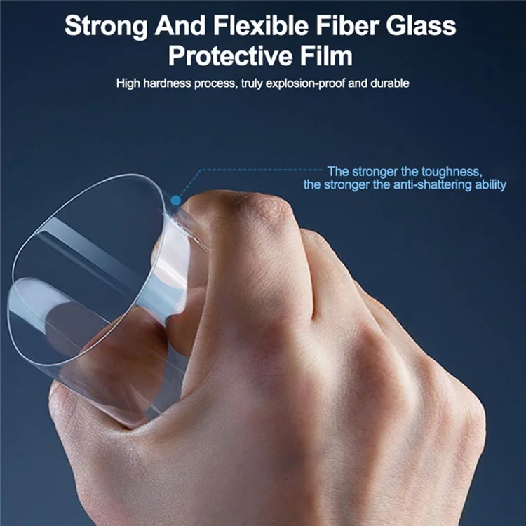 SUNSHINE UV-1 25Pcs HD Fiberglass Protective Film with Lamp Box UV Screen Protector Super Toughened Explosion Proof