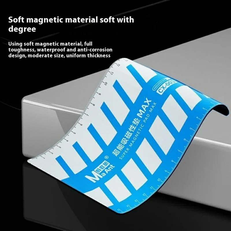 MAANT XC-003 Tappetino Magnetico Organizzatore di Viti Anti-Caduta con Scala di Misurazione