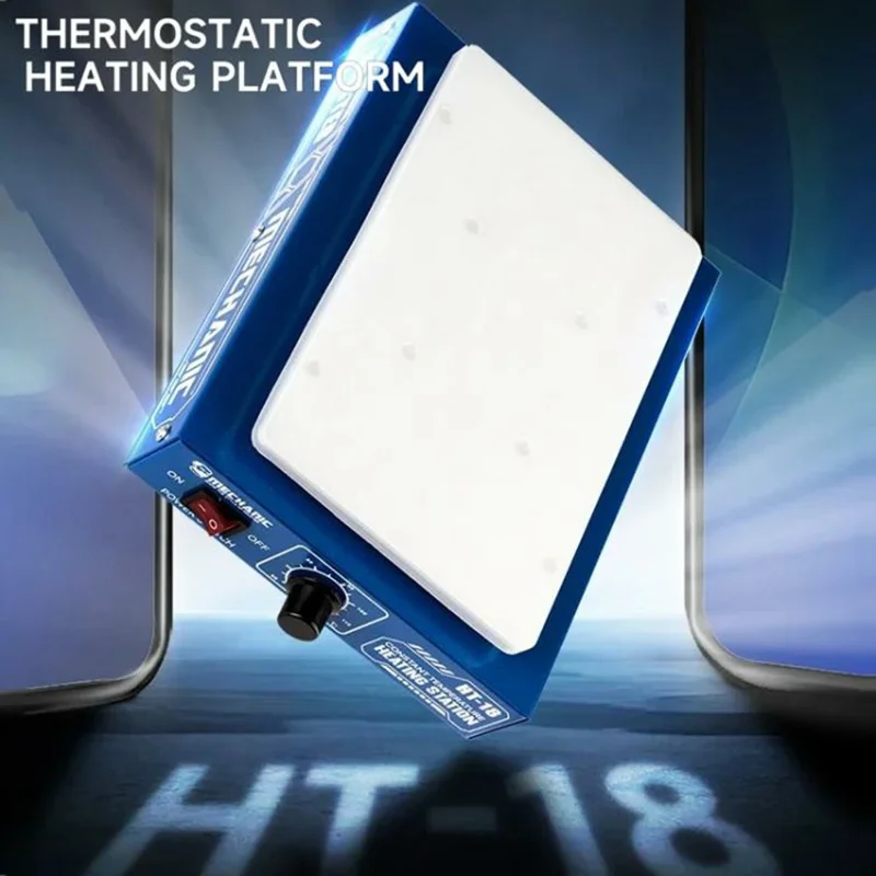 MECHANIC HT-18 Intelligent Digital Temperature Control Heating Platform for Circuit Board Repair, Mobile Phone Screen Removal - EU Plug