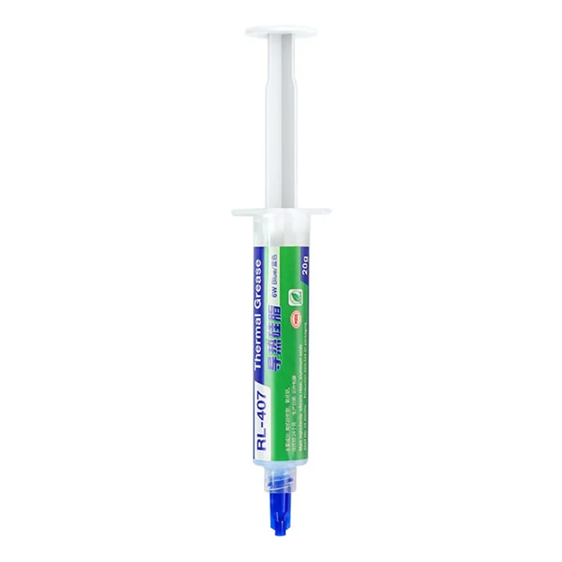 RELIFE RL-407 Pâte Thermique de Silicone Haute Efficacité pour Dissipation Thermique de CPU / GPU / Appareils Électroniques - Bleu