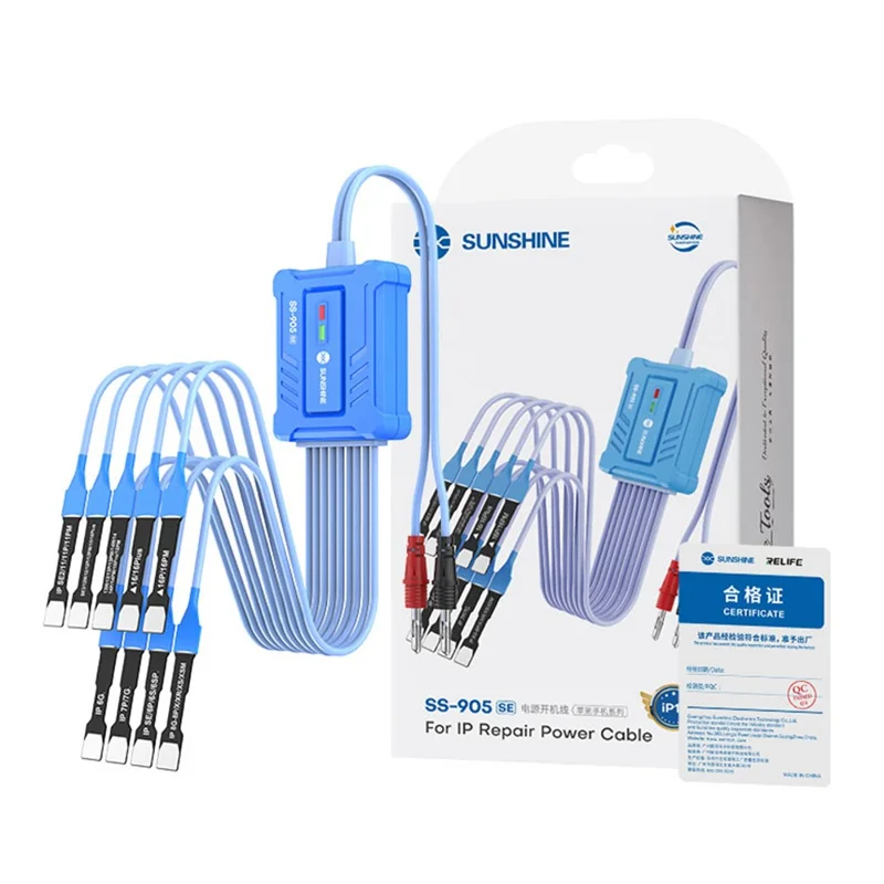 SUNSHINE SS-905 SE Battery-Free Power-On Test Cable for iPhone 6 - 16 Pro Max Series Flexible FPC Cable, Boot Test Line