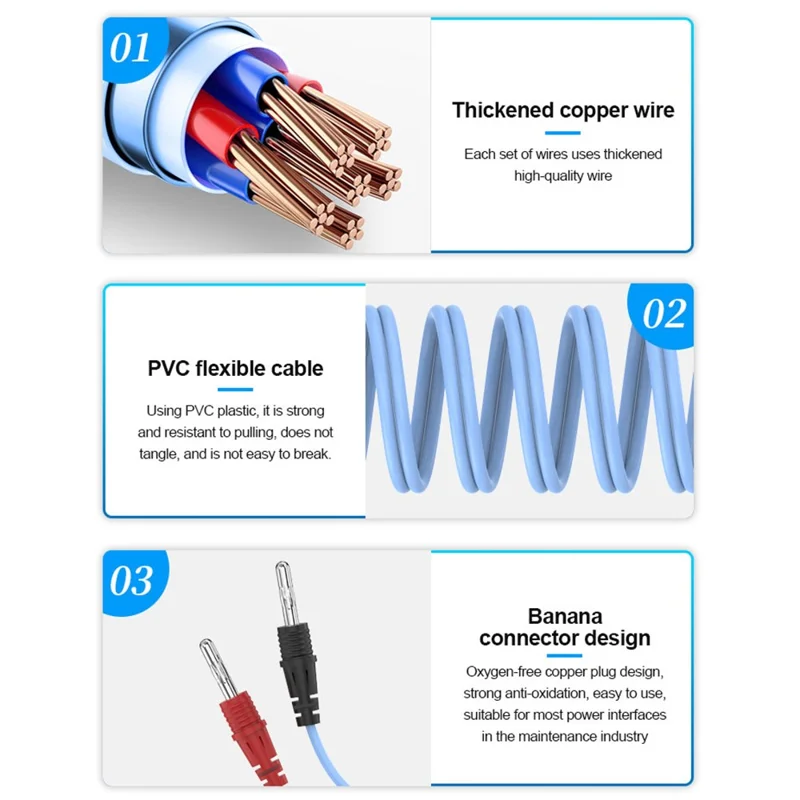 SUNSHINE SS-905 SE Battery-Free Power-On Test Cable for iPhone 6 - 16 Pro Max Series Flexible FPC Cable, Boot Test Line