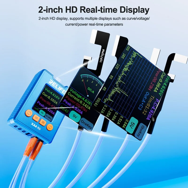 RELIFE XA4 Pro For iPhone 8 - 16 Pro Max Series One-Touch Power Cable for Smartphone Repair Test Cord