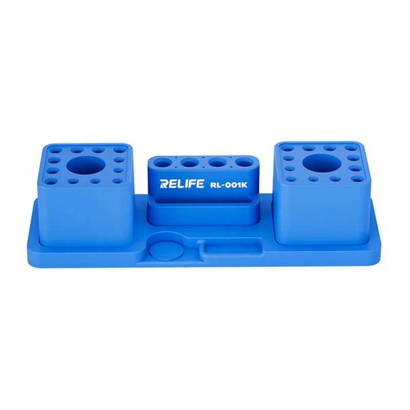 RELIFE RL-001K Multifunktionale Silikon-Aufbewahrungsbox Organizer Hitzebeständig Magnetische Adsorption - Blau