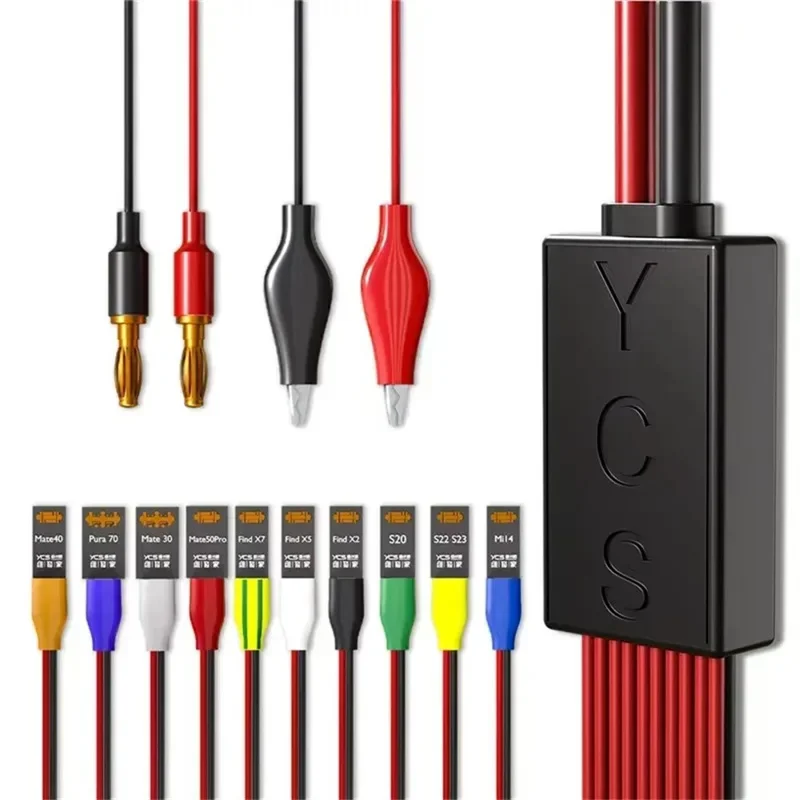 YCS-D02 Boot DC Battery Test Cable Power Detection for Android Phones Motherboard Repair Clip Line