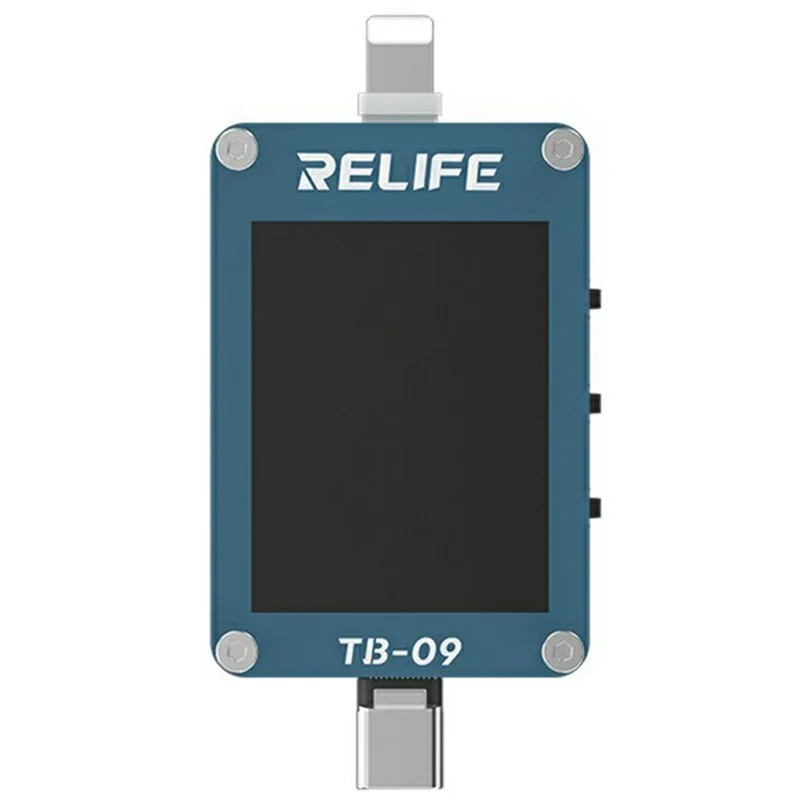 RELIFE TB-09 Для iPhone / Android Интеллектуальный Тестер Зарядного Порта с HD-Дисплеем для Автоматического Обнаружения