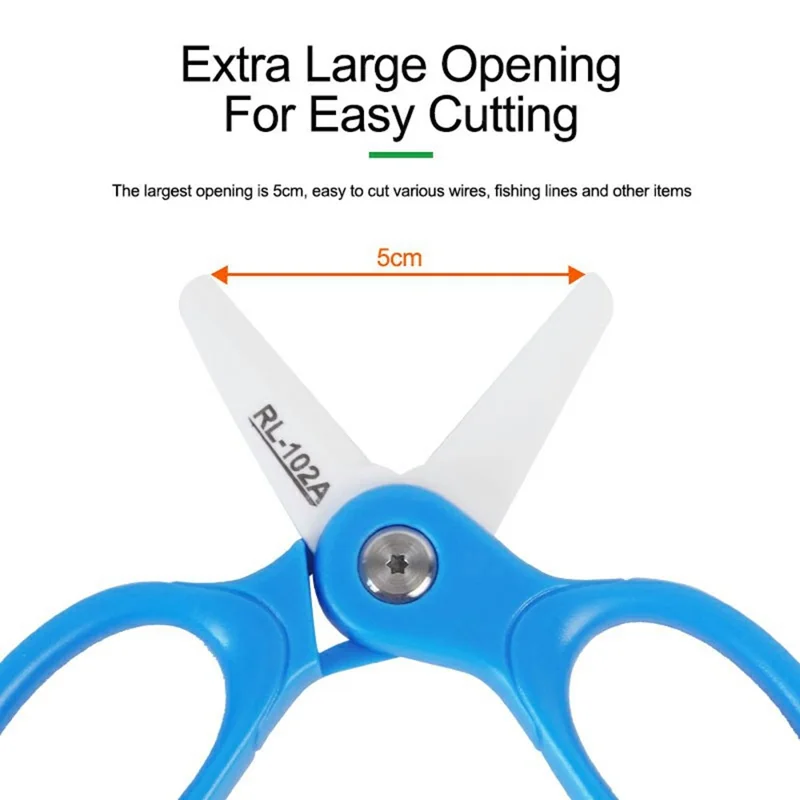 RELIFE RL-102A Ceramic Blade Mini Insulated Scissors for Mobile Phone Repair Battery Cable Cutter