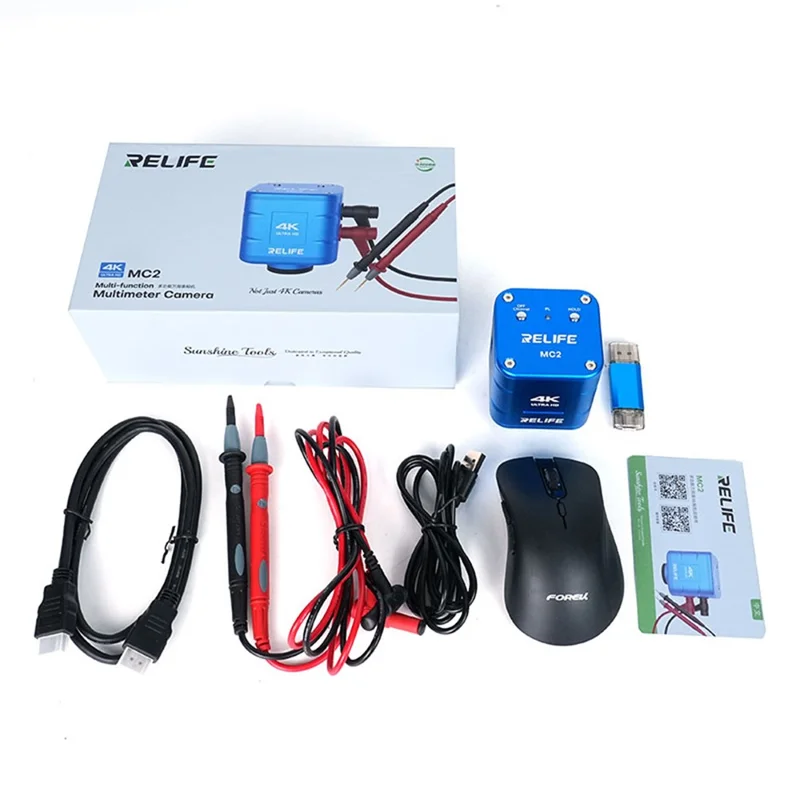 RELIFE MC2 Multimeter Kamera 4K Digitalmultimeter Doppelbildschirm Synchronanzeige für effiziente Wartung