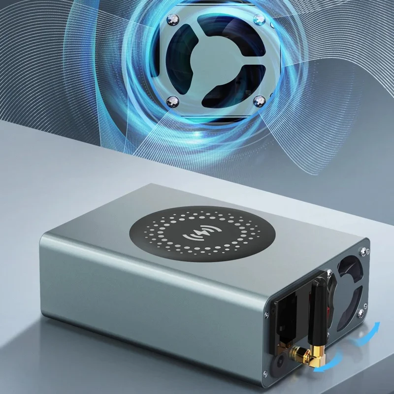AIXUN DP20 Smart Desktop Быстрое зарядное устройство с несколькими портами, поддерживающее беспроводную зарядку - Евро-вилка