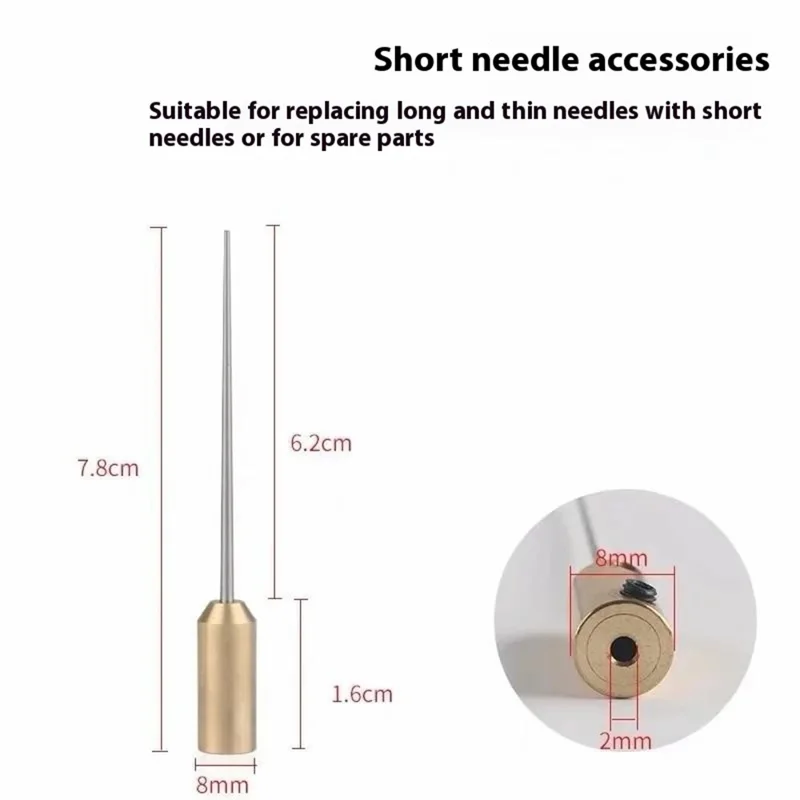 5Pcs 2mm Nozzle Tips for CJ6+ Adhesive Remover Machine Needle Replacement Part