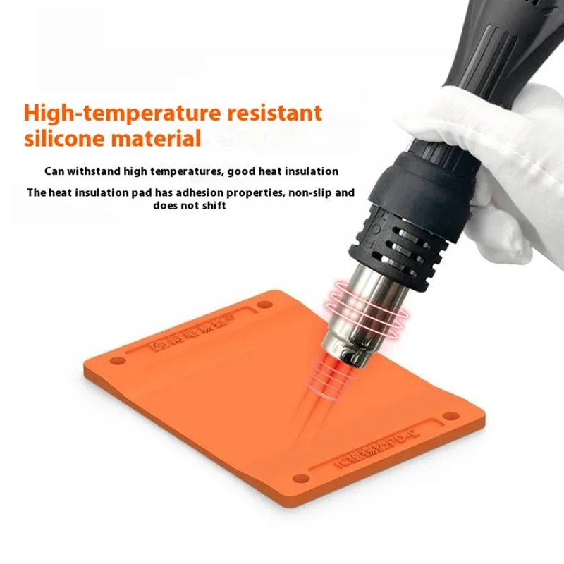AMAOE BGA Chip Rework Reballing Stencil Magnetic Positioning Tin Pad for iPhone / Android Phone Repair