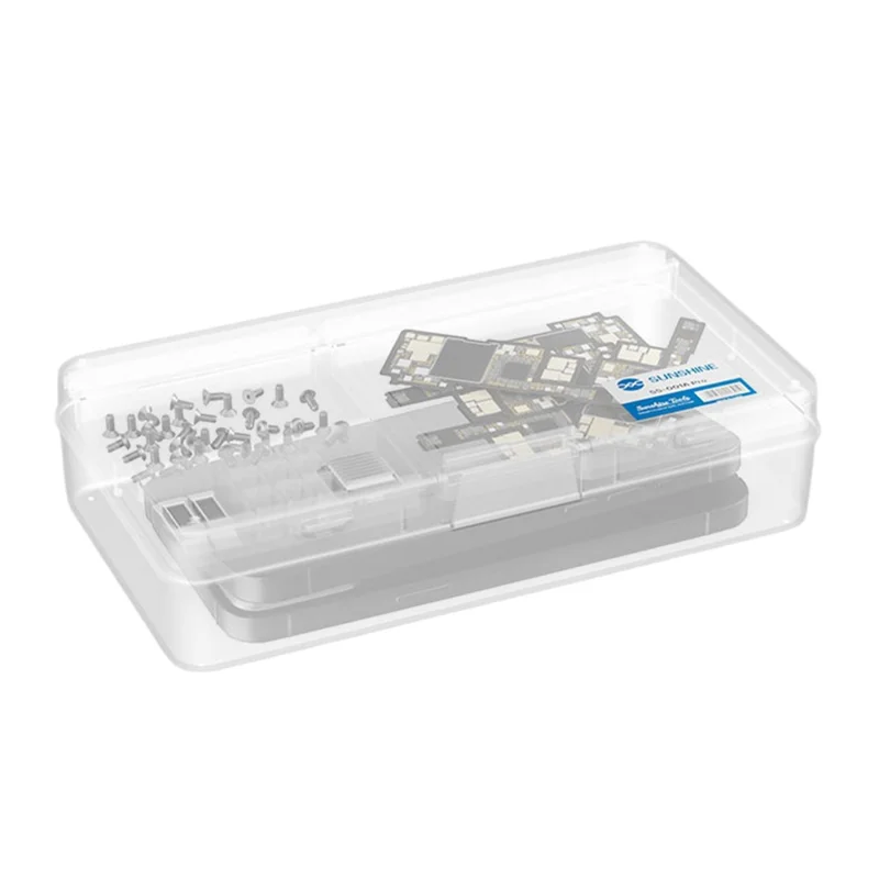 SUNSHINE SS-001A Pro Digital Memory Design Double Layer PVC Storage Box for Mobile Phone Motherboards Screws
