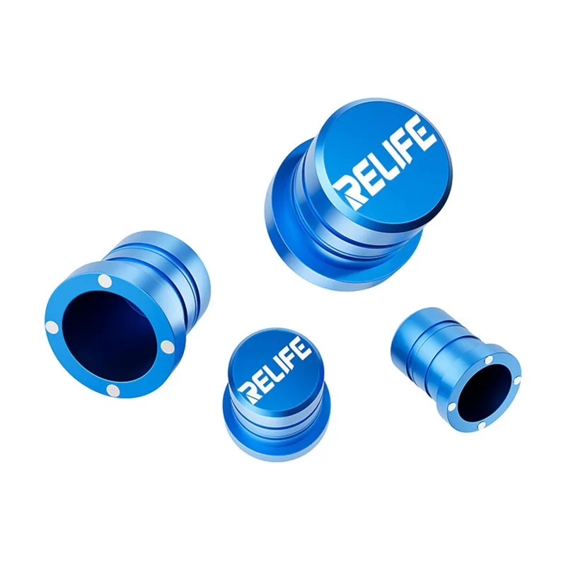 RELIFE RL-099 4 Peças / Conjunto Tampa Protetora Magnética de Metal para Lente de Câmera de Celular com Proteção Contra Luz Azul
