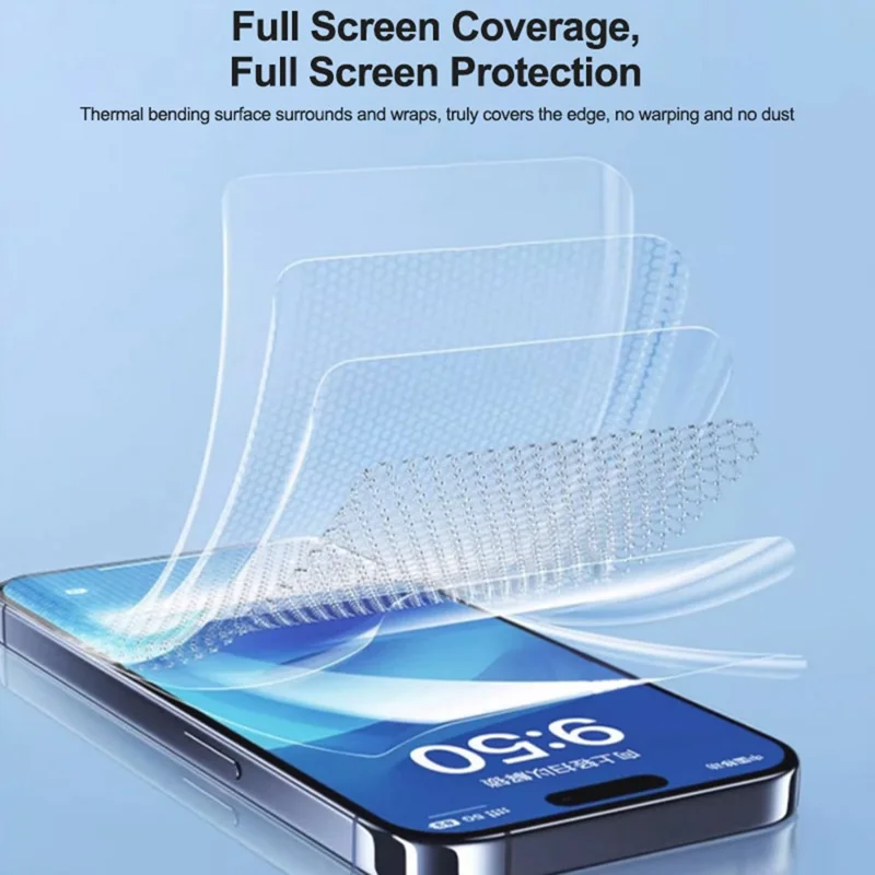 RELIFE GF-9 50Pcs HD TPU Hydrogel Film for Phones Under 7 Inches Screen Protector Full Coverage Sensitive Touch (No Code)