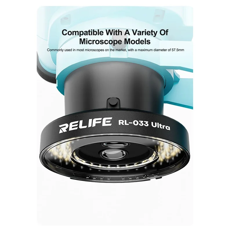 RELIFE RL-033 Ultra Intelligent Light Source for Microscope Dual Zone Control Adjustable Brightness with Memory Function