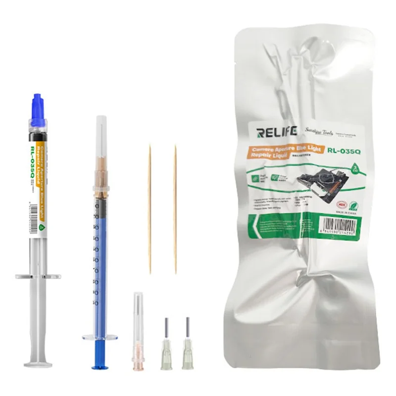 RELIFE RL-035Q Flüssigkeit zur Reparatur von Kratzer auf Kameraobjektiven für Glasoberflächen / Effiziente Reparatur / Schnelle Aushärtung