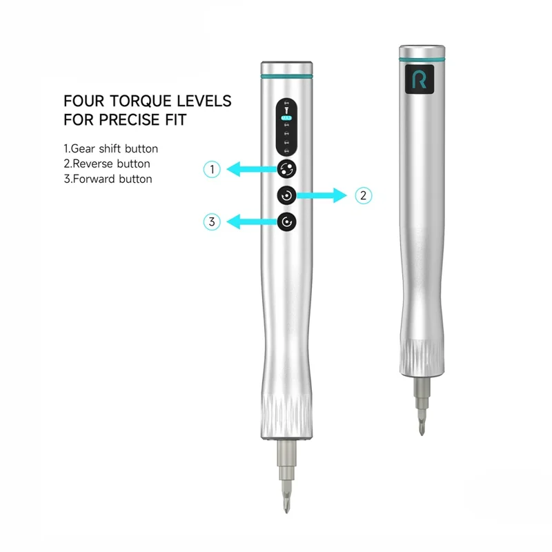 RF4 RF-ED4 Electric Screwdriver Set 4-Speed Adjustable with 42 Bits Mobile Phone Repair Disassembly Tool