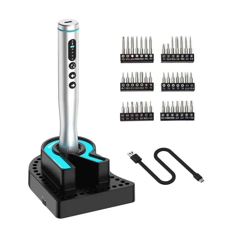 RF4 RF-ED4S Electric Screwdriver Set with Charging Dock 4-Speed Adjustable for Tightening / Disassembly