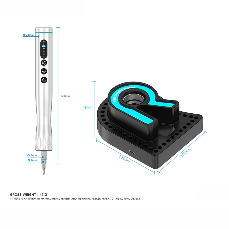 RF4 RF-ED4S Electric Screwdriver Set with Charging Dock 4-Speed Adjustable for Tightening / Disassembly