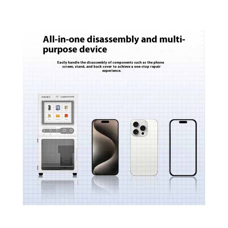 TBK-958ZE UV Laser Machine Screen Separator Marking Machine for Phone Rear Glass Removal Repair - EU Plug