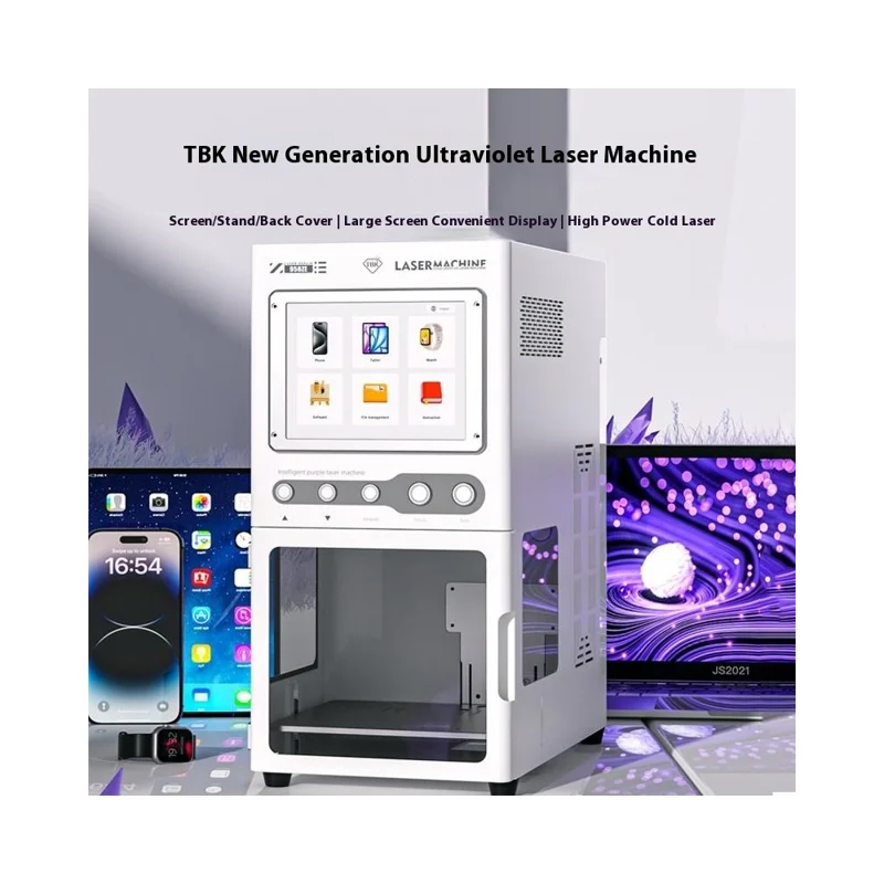 TBK-958ZE UV Laser Machine Screen Separator Marking Machine for Phone Rear Glass Removal Repair - US Plug