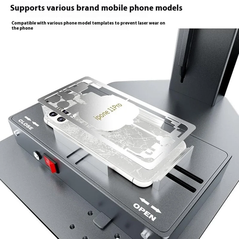 TBK203R Intelligent Phone Screen Centering Positioning Fixture for Laser Machine Precision Marking